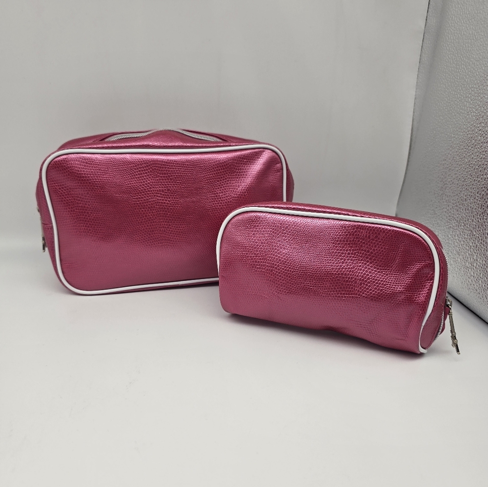 Lancome 2Piece Cosmetic Bag Set